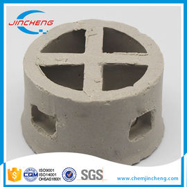 38mm Ceramic Cascade Mini Rings , Stoneware Random Tower Packing Material